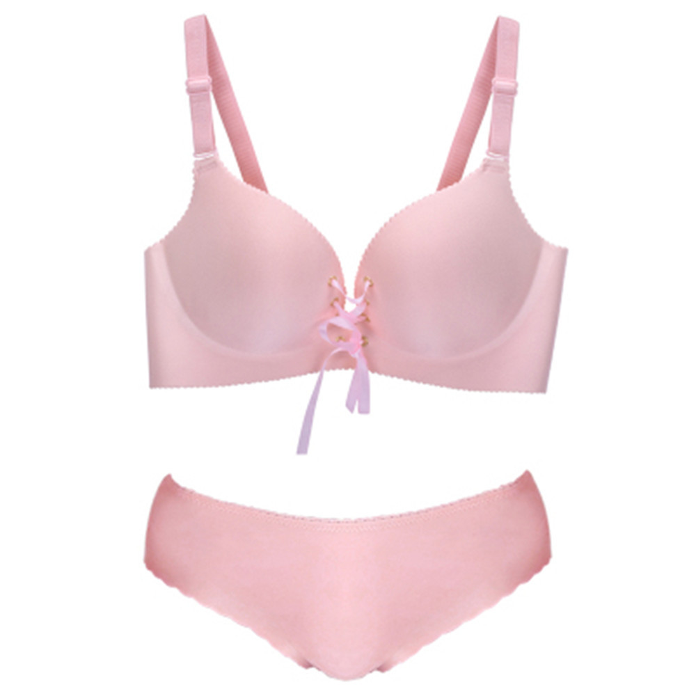 Copa panal sujetador transpirable brillante Correa pull B push up ajustable inalámbrico ropa interior de las mujeres sujetador traje