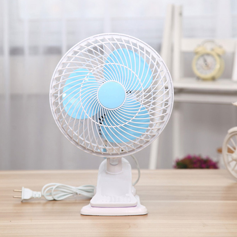 Student dormitory electric fan desktop cartoon mini shaking head fan household energy-saving small electric fan a generation of hair