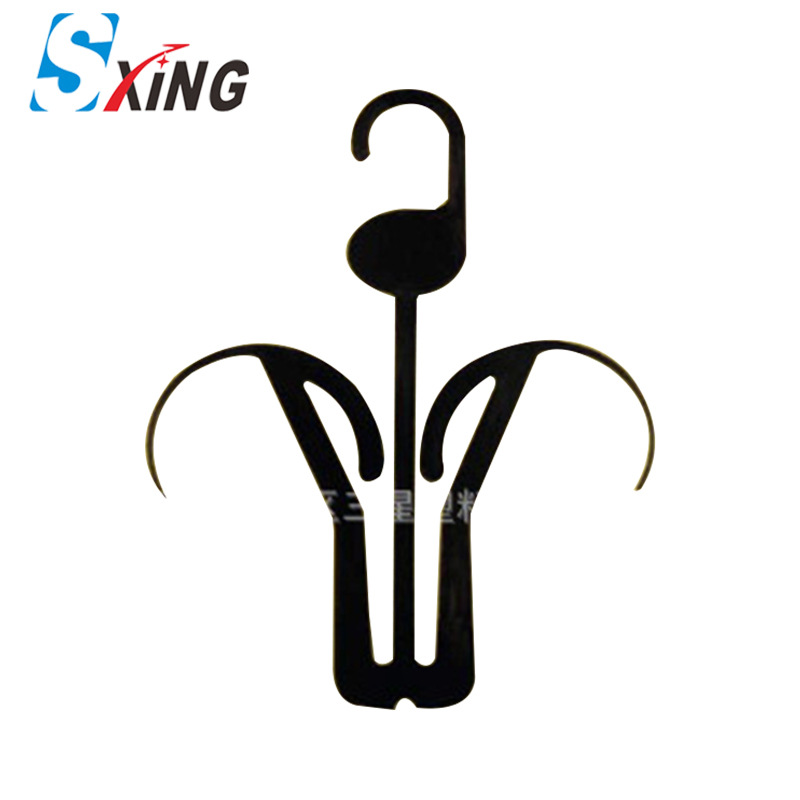 厂家生产塑料挂钩  黑色塑料挂钩 超市毛棉拖衣架