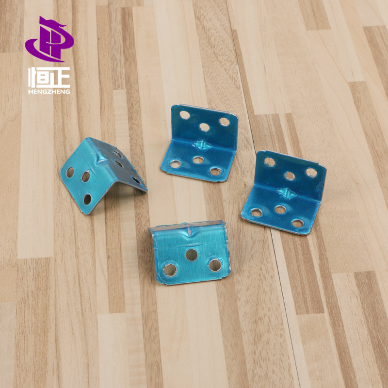 L型不锈钢拉丝角码平面固定支架五金家具连接配件平面角码连接件