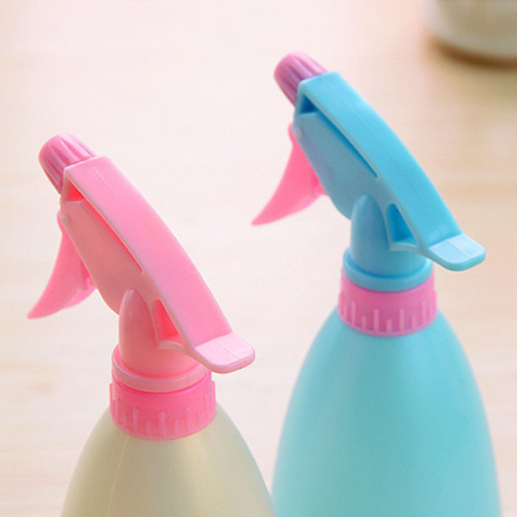 Herramientas de jardinería color caramelo regadera mano presión rociador plástico pequeña botella olla