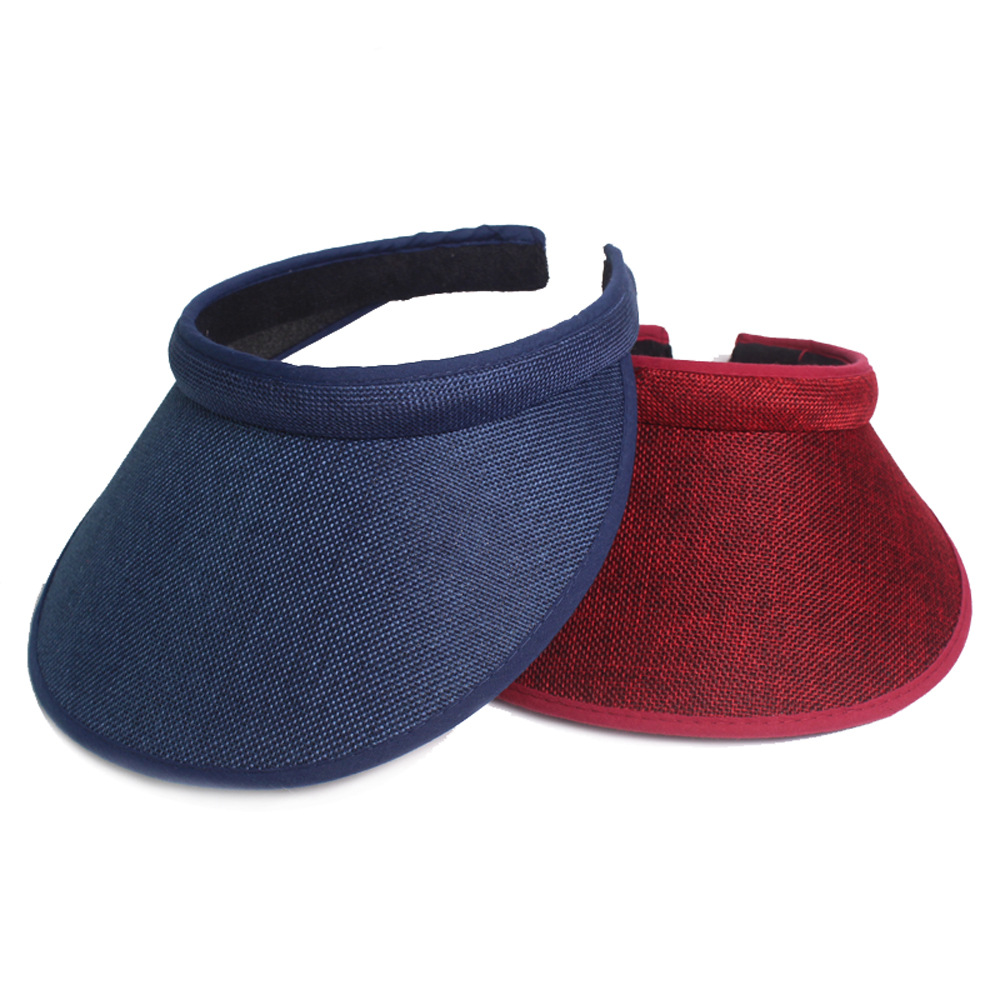 Sombrero de algodón y lino sombrero de copa vacío para hombres y mujeres sombrero de primavera y verano sombrero de padres e hijos sombrero de niños sombrero de padres e hijos sombrero de copa vacío