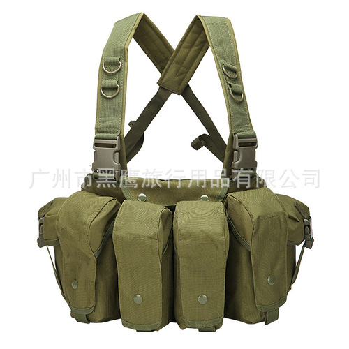 Tactical MOLLE System Combat Field Gear Security Training Uniform Military Enthusiast Fast Unbuttoned Chest Harness