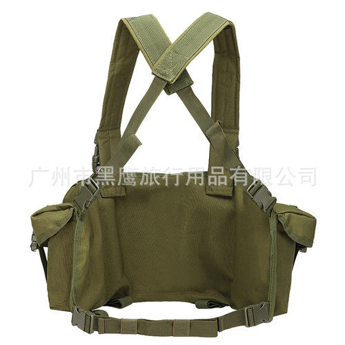 Tactical MOLLE System Combat Field Gear Security Training Uniform Military Enthusiast Fast Unbuttoned Chest Harness