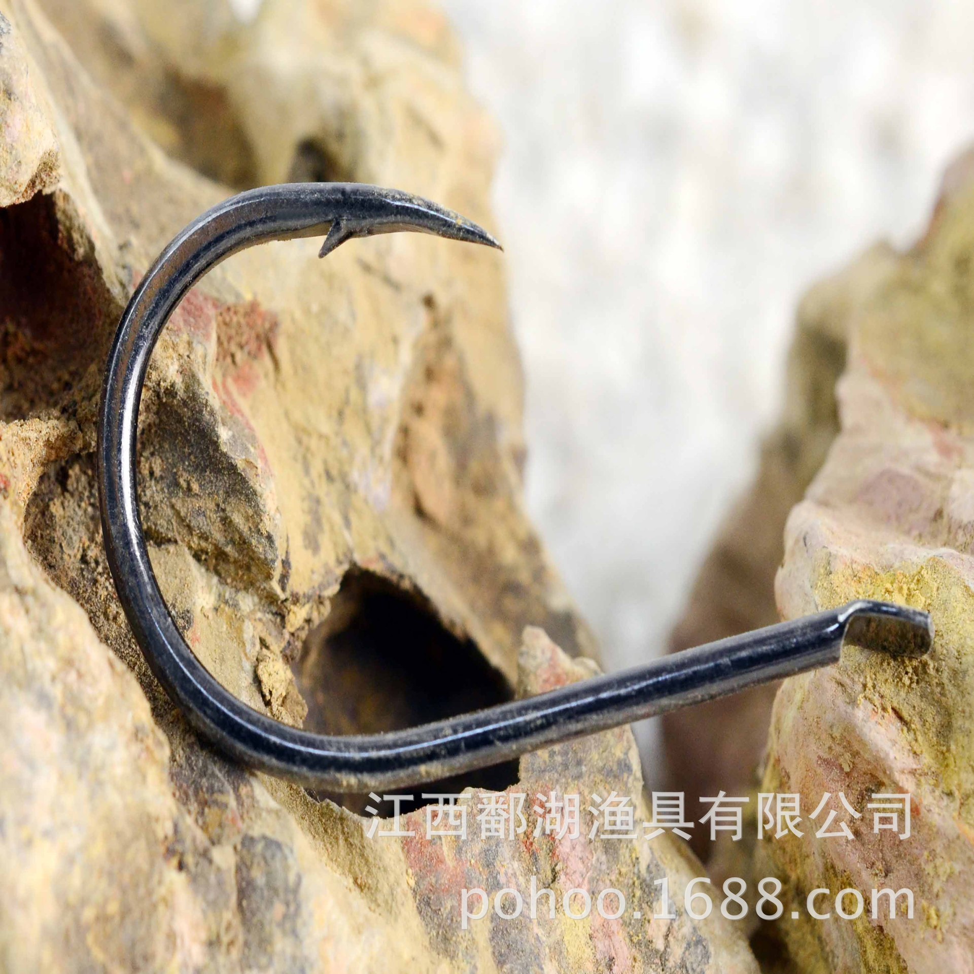 Qihu boutique mil ganchos de pescado con púas 10 unids/bolsa acero alto carbono fabricantes negro pit luya carpa hierba carpa abalorios boca