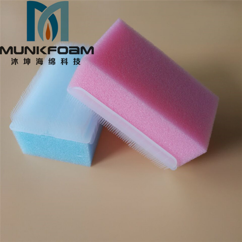 Cepillo de esponja de color cepillo de champú para bebés entrenamiento sensorial cepillo táctil cepillo de masaje para bebés cepillo de baño