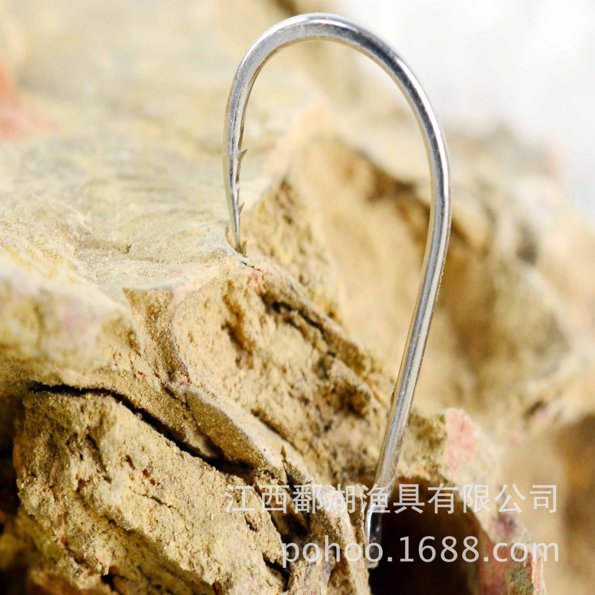 QIHU boutique mil y doble púas de garantía de calidad de la fábrica de acero de alto carbono plana Luya Taiwán pesca Pesca de Mar gancho antioxidante