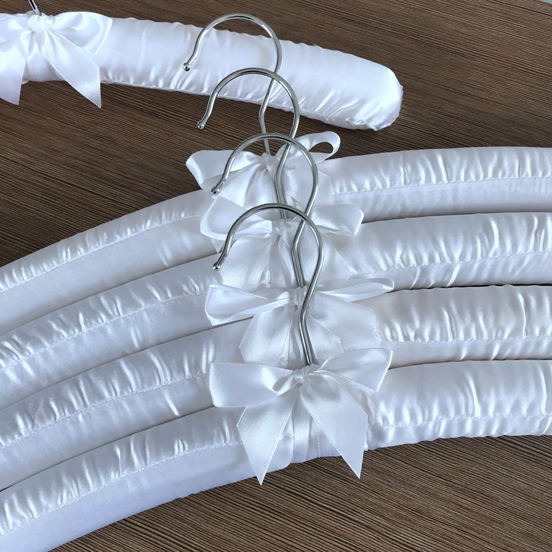 Percha de tela de seda tela percha esponja percha Home Hotel ropa suspensión fábrica al por mayor