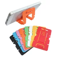 Folding handheld cards, table phone holder for business cards