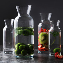 进口帕莎玻璃果汁瓶杯餐厅冰桔茶饮料壶牛奶瓶分酒器花瓶家用水壶