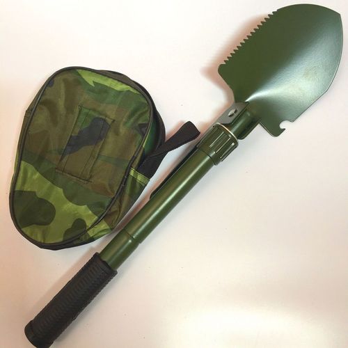 Direct selling outdoor supplies shovel camping shovel four-in-one shovel multifunctional engineer shovel fishing folding shovel