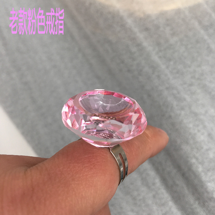 嫁接睫毛胶水水晶戒指专业纹绣玻璃水晶台 可调节滴胶托盘色料杯