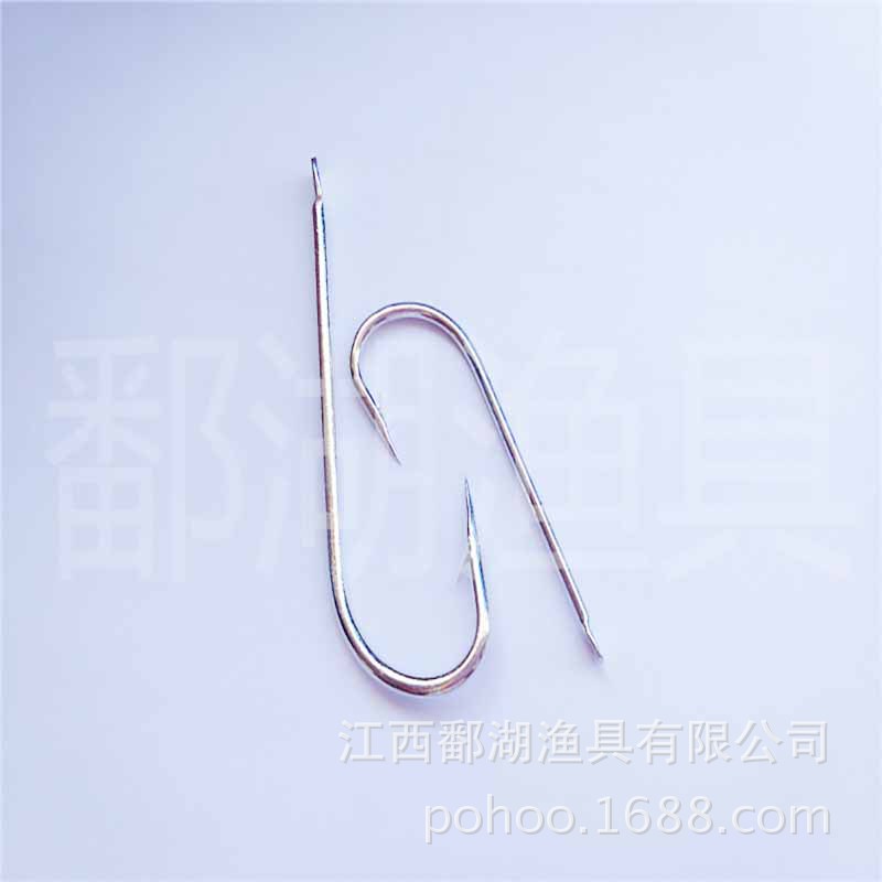 1220 pescador mango largo pesca Pesca mar gancho a granel fábrica Venta Directa lago artes de pesca mesa de acero de alto carbono Pesca de mar cosas grandes