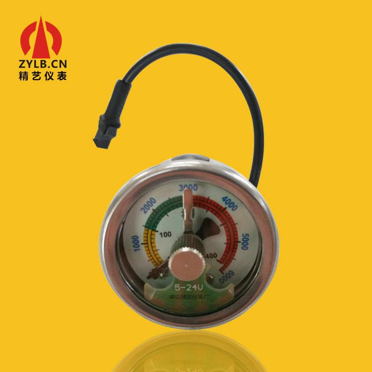 供应微型电接点压力表高压气泵设定压力表可调节电接点压力表YX40