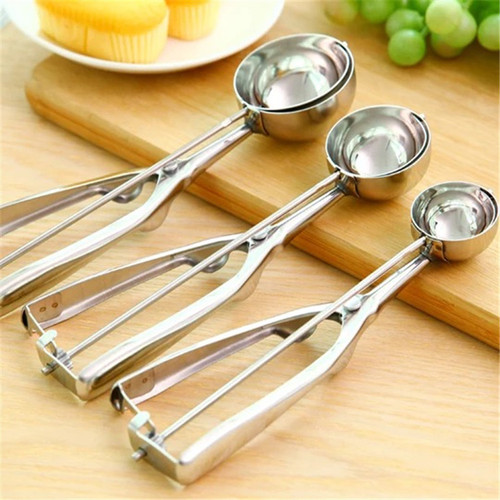 Stainless steel ice cream scoop, ice cream scoop, stainless steel ice cream scoop, ice cream scoop, stainless steel fruit scooper