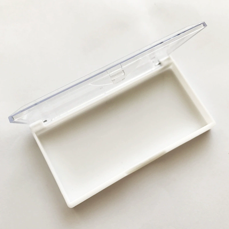Белая пластиковая коробка для накладных ресниц предметы первой необходимости Однорядная коробка для хранения ресниц производители упаковочной коробки оптом