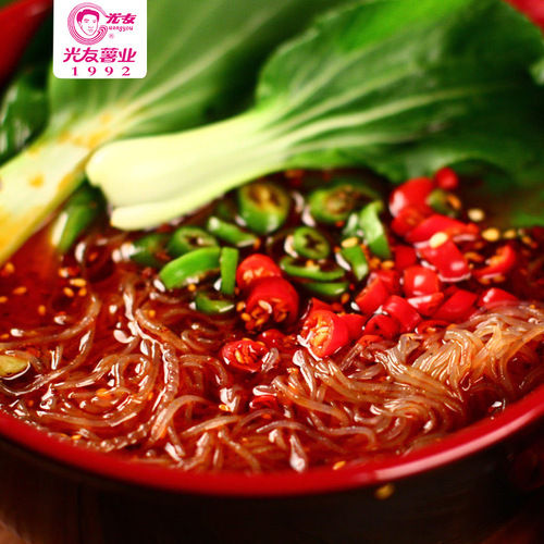 Light You Sour and Spicy Noodles, Whole Box 105g*20 Pouches, Chongqing Sweet Potato Noodles, Sichuan Specialty Instant Noodles