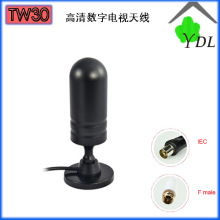 高增益DVB-T 吸盘天线/30DB大磁盘/厂家批发彩盒包装车载机顶盒