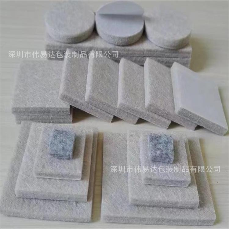 挥发油精毛毡垫 密封防尘毛毡垫 家具桌椅保护垫 化纤毛毡脚垫