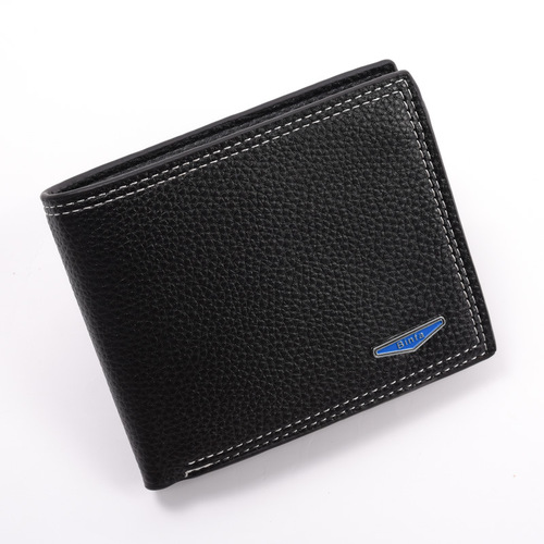 New cross-border men's business multi-card slot wallet wholesale pu leather waterproof horizontal version short wallet manufacturer wholesale