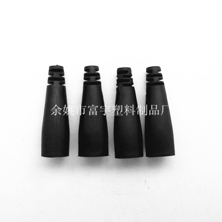 【厂家供应】5*16mm  黑色橡胶尾套 光纤尾套 连接器PIN尾套