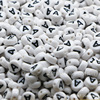 Acrylic beads with letters, wholesale, 4×7mm, English letters