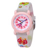 Cartoon cute waterproof quartz silica gel children's watch strap, children's watch, wholesale