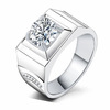 Trend wedding ring for beloved, zirconium, European style, wholesale