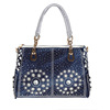 Shoulder bag, denim handheld shopping bag, trend one-shoulder bag