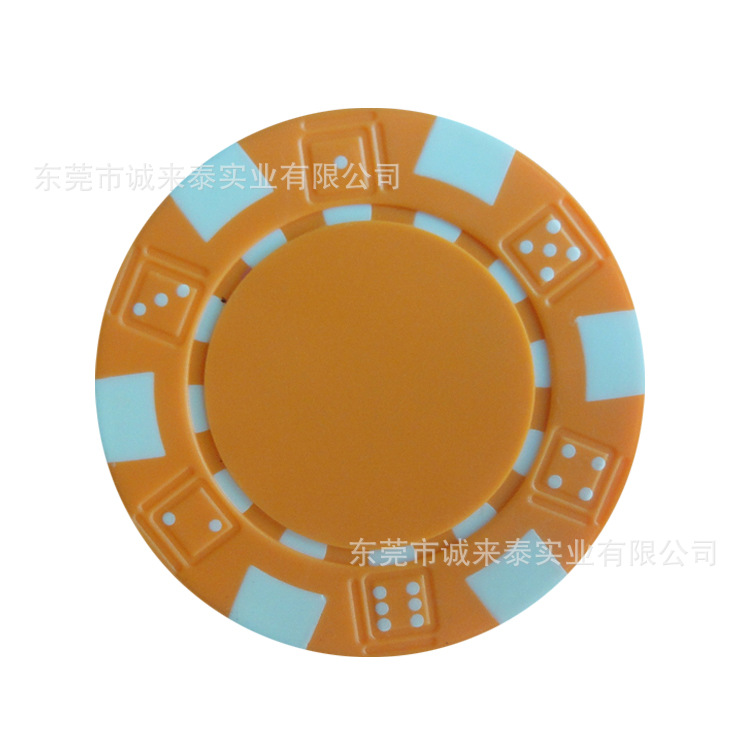 Chenglaitai suministros sin denominación chips dados chips de flor pequeños chips de seis puntos juego ABS chips monedas de color