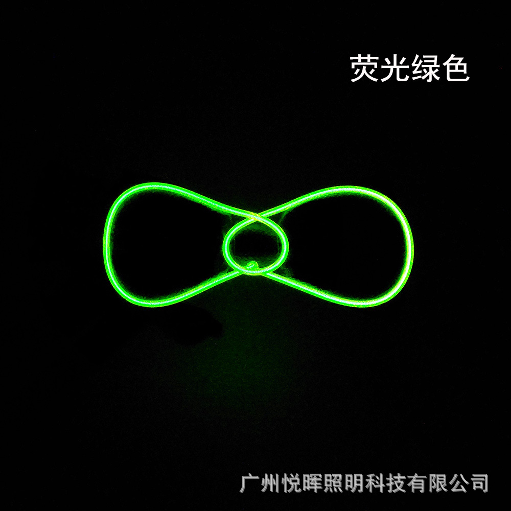 Corbata de Moño Luminosa LED para Mascarada, Fiesta de Bodas, Fiesta de Baile en Discoteca, Corbata de Moño LED Brillante con Cambio de Color