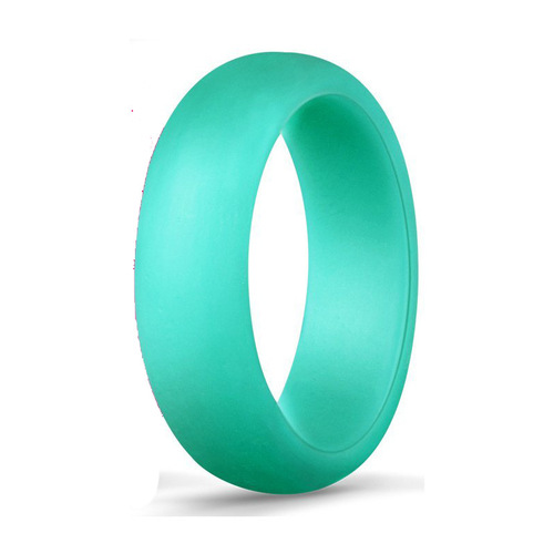 5.7mm wide solid color silicone ring women's silicone ring European and American popular ring silicone ring