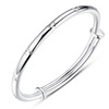 Silver bracelet, jewelry, silver 999 sample, Korean style, simple and elegant design, wholesale