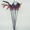 Factory spot bell, feathers teasing cat stick pet cat, toy, chicken hair teasing cat stick pole old style