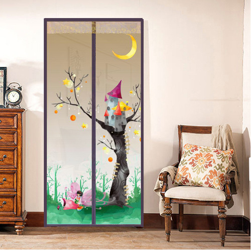 New Fairy Door: 7-Button Mosquito-Proof Screen Door, Summer Mosquito Barrier Window Curtain, Encrypted Magnetic Screen Door Wholesale