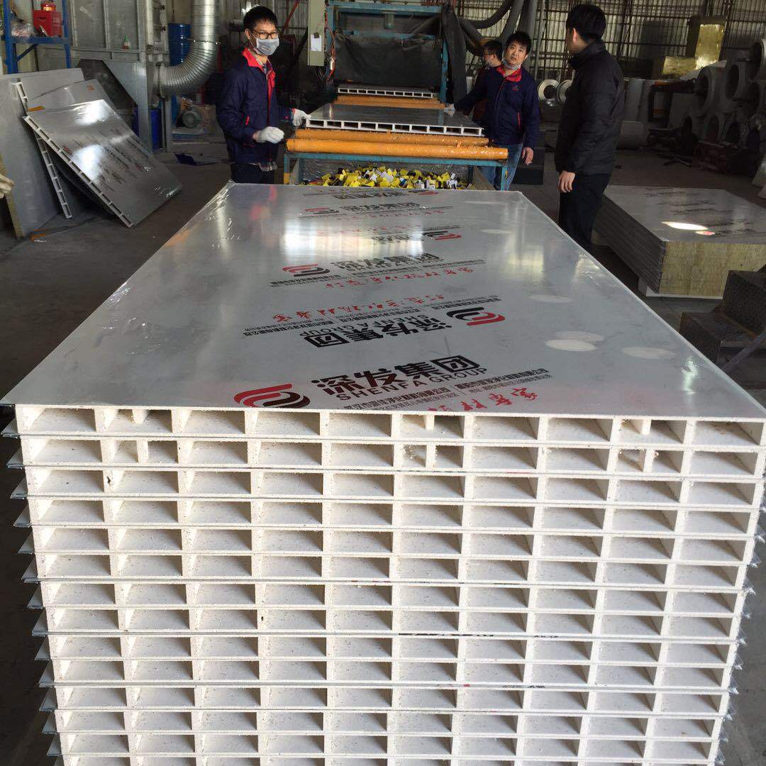 玻镁板厂家直销机制玻镁板 净化车间玻镁彩钢板无尘吊顶隔墙