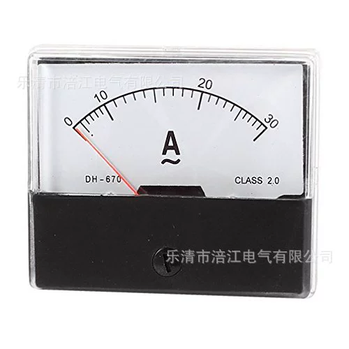 Амперметр КЗ/DH-670 АК указателя стеклоткань 20А 30А 5А 100/5А 70*60 мм