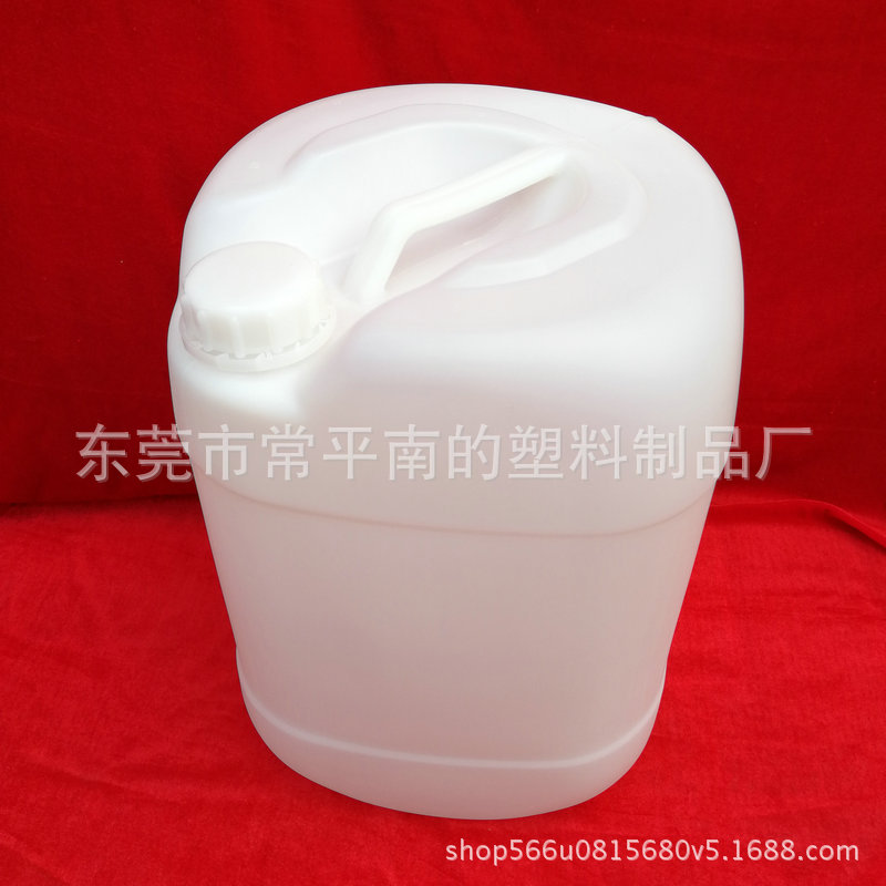 厂家直销全新料25升L白色塑料化工桶25kg公斤方形小口食品胶桶
