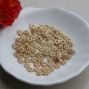 14k����ɫ��Ƭ ��Ƭ4mm-5mm-6mm���鴮�鶨λ�����DIY������l