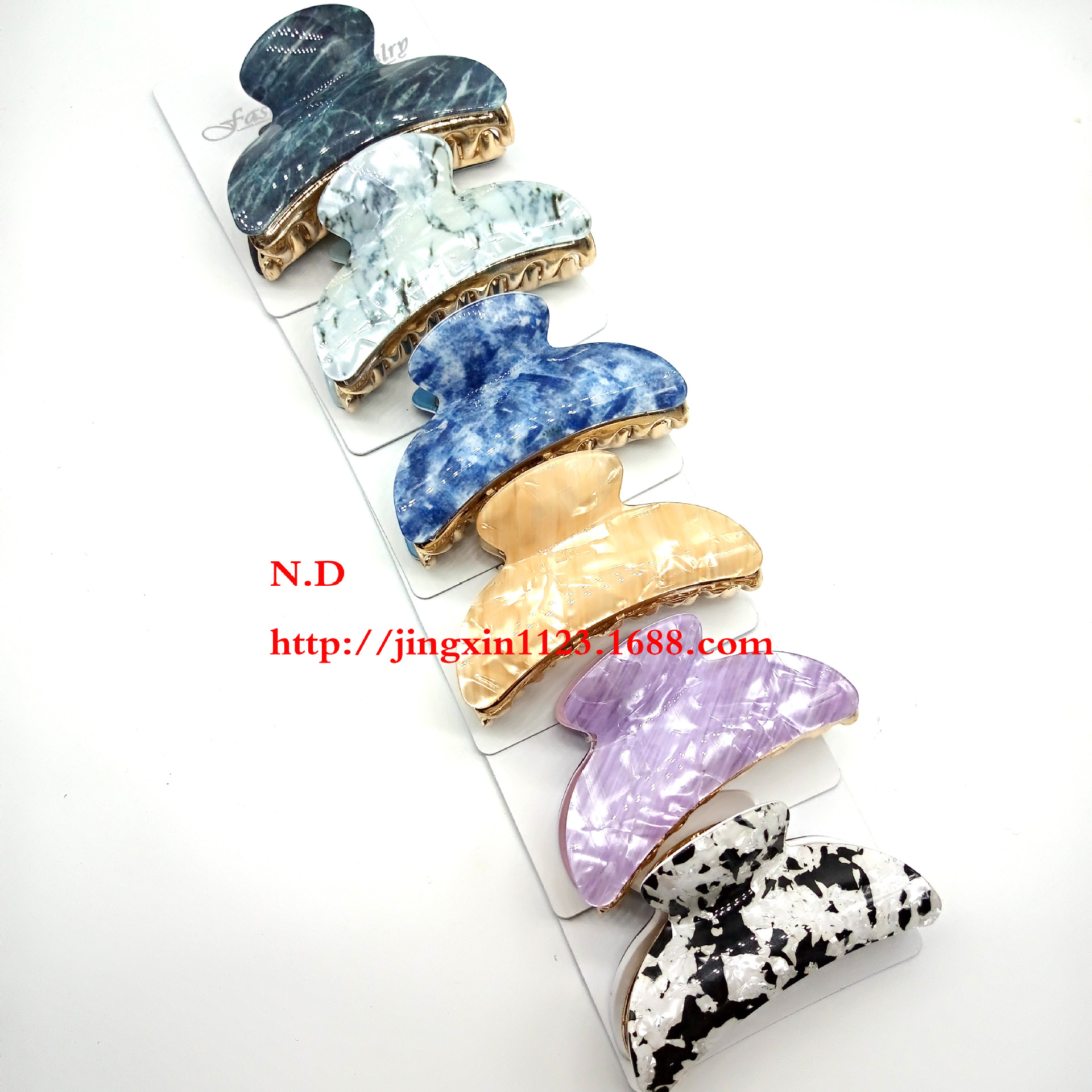 女生发夹大抓夹时尚韩版亚克力女士盘发夹厂家直销来样定制新款