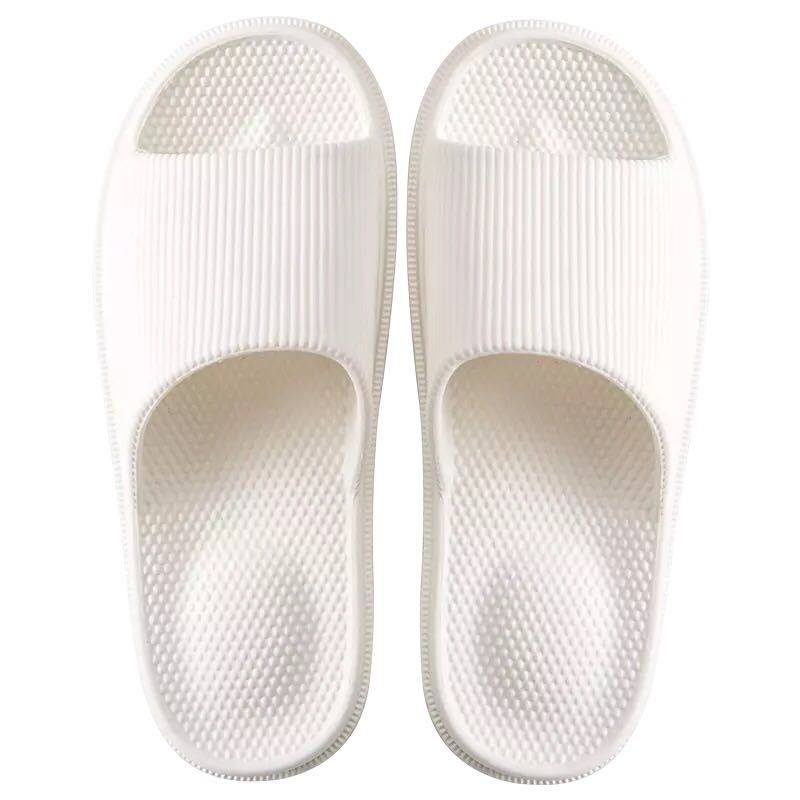 Par de pies zapatillas de masaje de acupuntura baño casa zapatillas interior suave inferior antideslizante grueso inferior EVA hombres