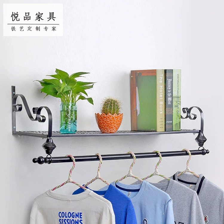 Европейский стиль железная Ретро вешалка для одежды Настенная вешалка для одежды настенная вешалка для внешней торговли вешалка для одежды оптом