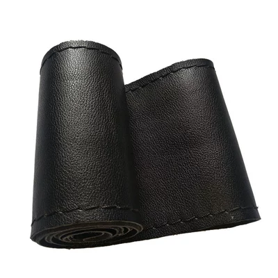 Steering wheel cover wheel cover leather hand sewing handle