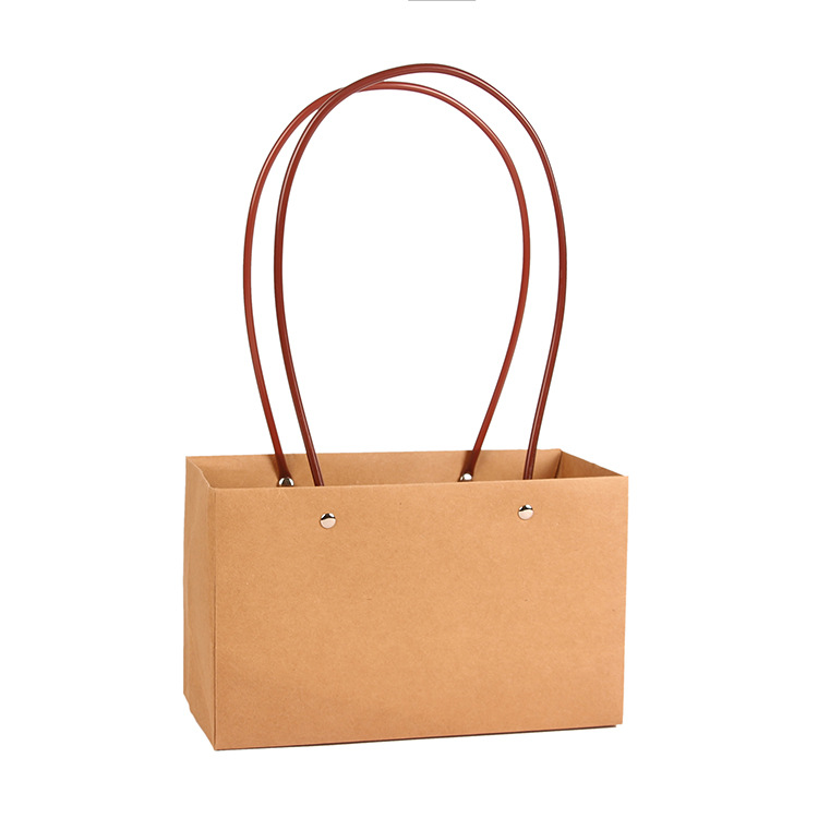 Roland flor caja de embalaje impermeable papel Kraft ramo bolso flor tienda ramo floral material de embalaje al por mayor