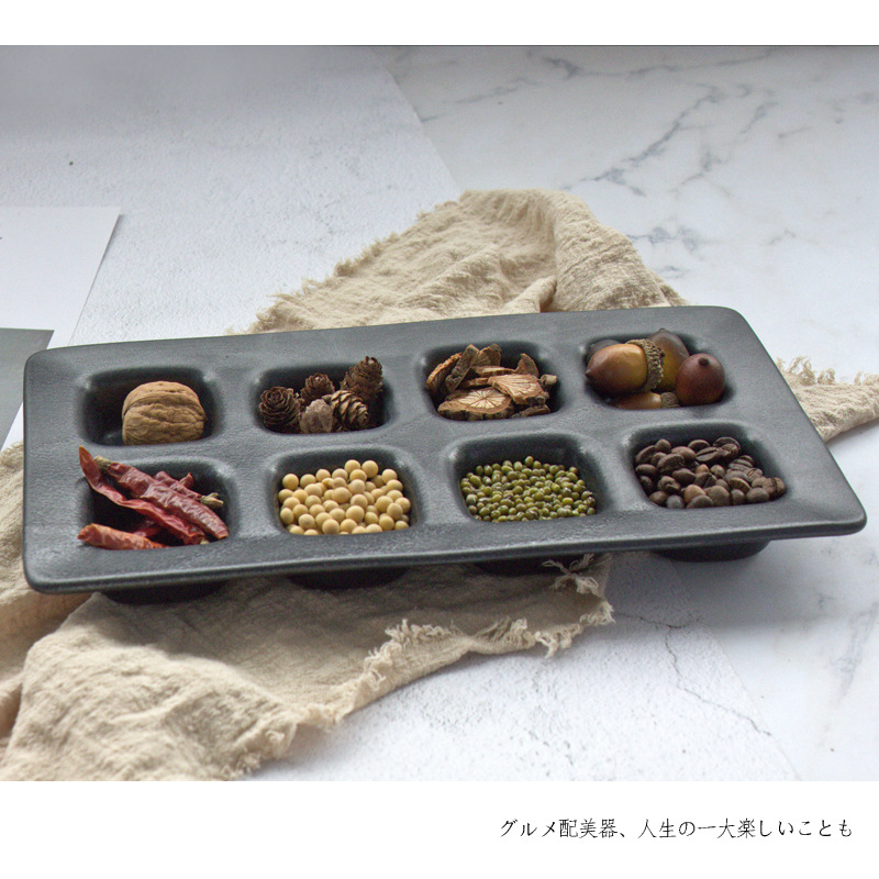 Molde de la torta de cerámica para hornear pastelería ocho rejilla molde para hornear