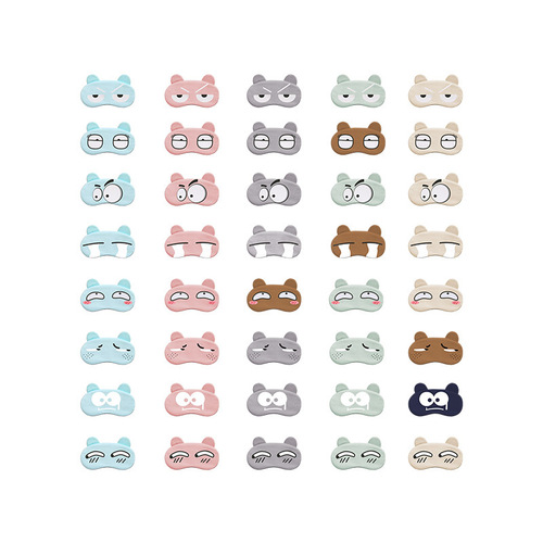Cartoon ice eye mask for summer, special eye mask for blackout sleep, cute ice pack eye mask, factory wholesale logo