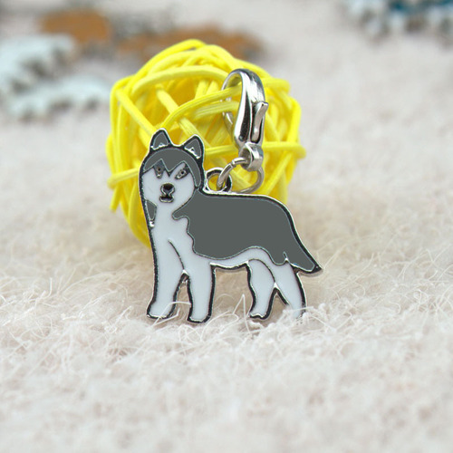 Manufacturer Pet Dachshund Schnauzer Pet Teddy Collar Pendant Husky Pendant Keychain Pendant