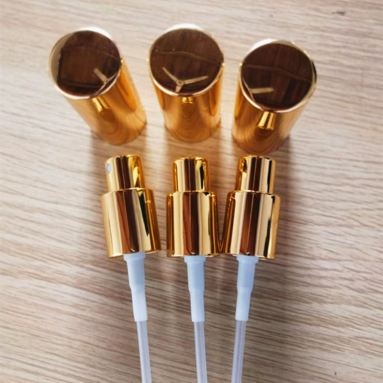 现货 18牙电化铝喷雾盖 金色喷雾盖 香水瓶盖 18牙喷雾盖