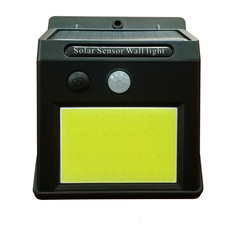 Solar Garden Courtyard Light COB Sensor Wall Light with Light and Human Sensor 48LED Household Outdoor Lighting