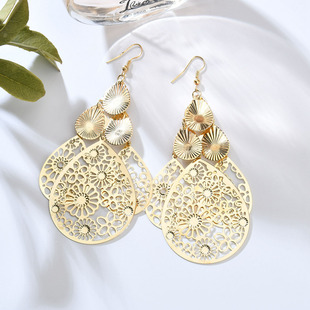 Korean personality fashion tassel rhinestone long earrings earrings jewelry wholesale Yiwu supply